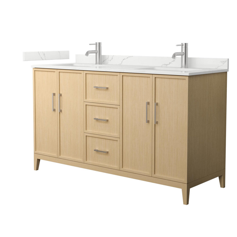 Elan 60'' W Vanity, Tan, Single, Brushed Nickel