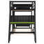 Lit superposé Iven Gaming avec double bureau, rangement perforé et structure en bois-1815105-1815107