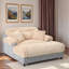 Canapé moderne avec deux coussins décoratifs et accoudoirs courbés Modern-119970858