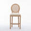 Tabourets de bar en bois massif, tabouret de cuisine rembourré