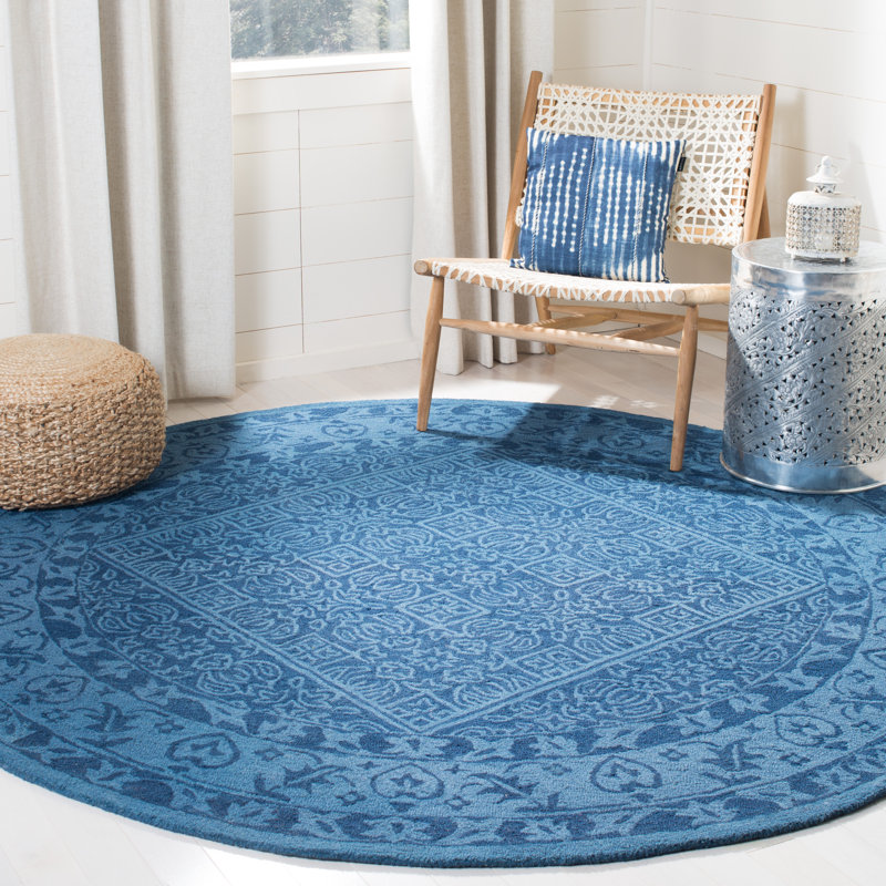Dominike Oriental Wool Hand Tufted Area Rug, Round 152cm