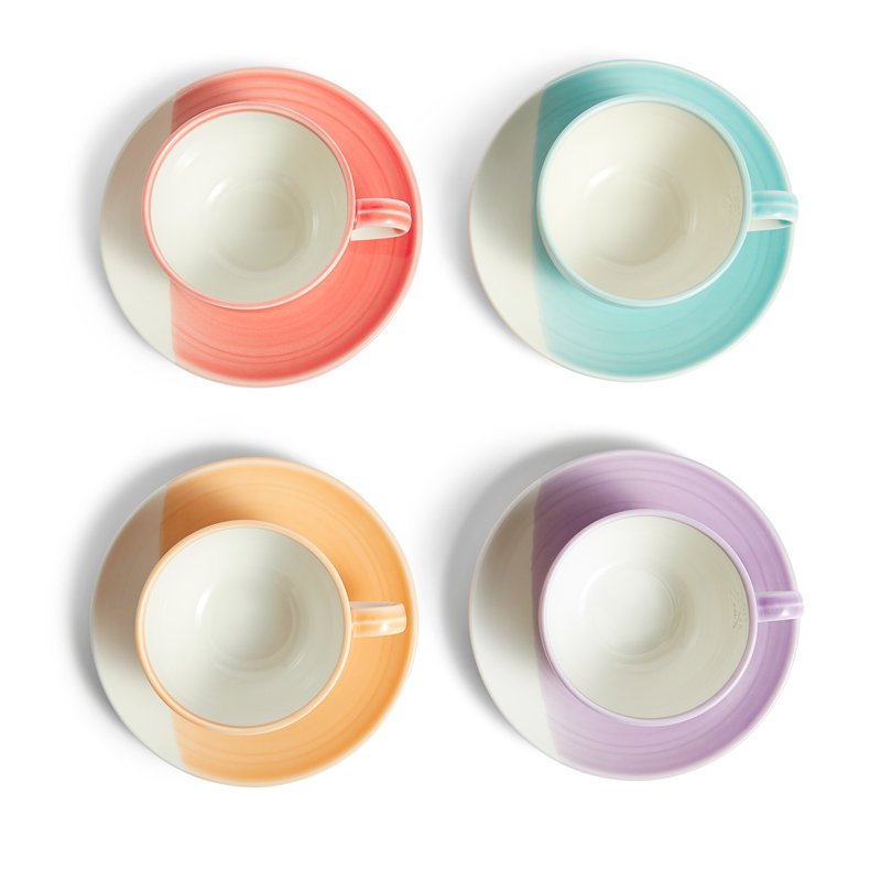 Royal Doulton, 1815 Bright - Capuccino Cups & Saucers
