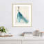 «Blue Dress II» par Lily k, impression sur bois encadrée-861719287