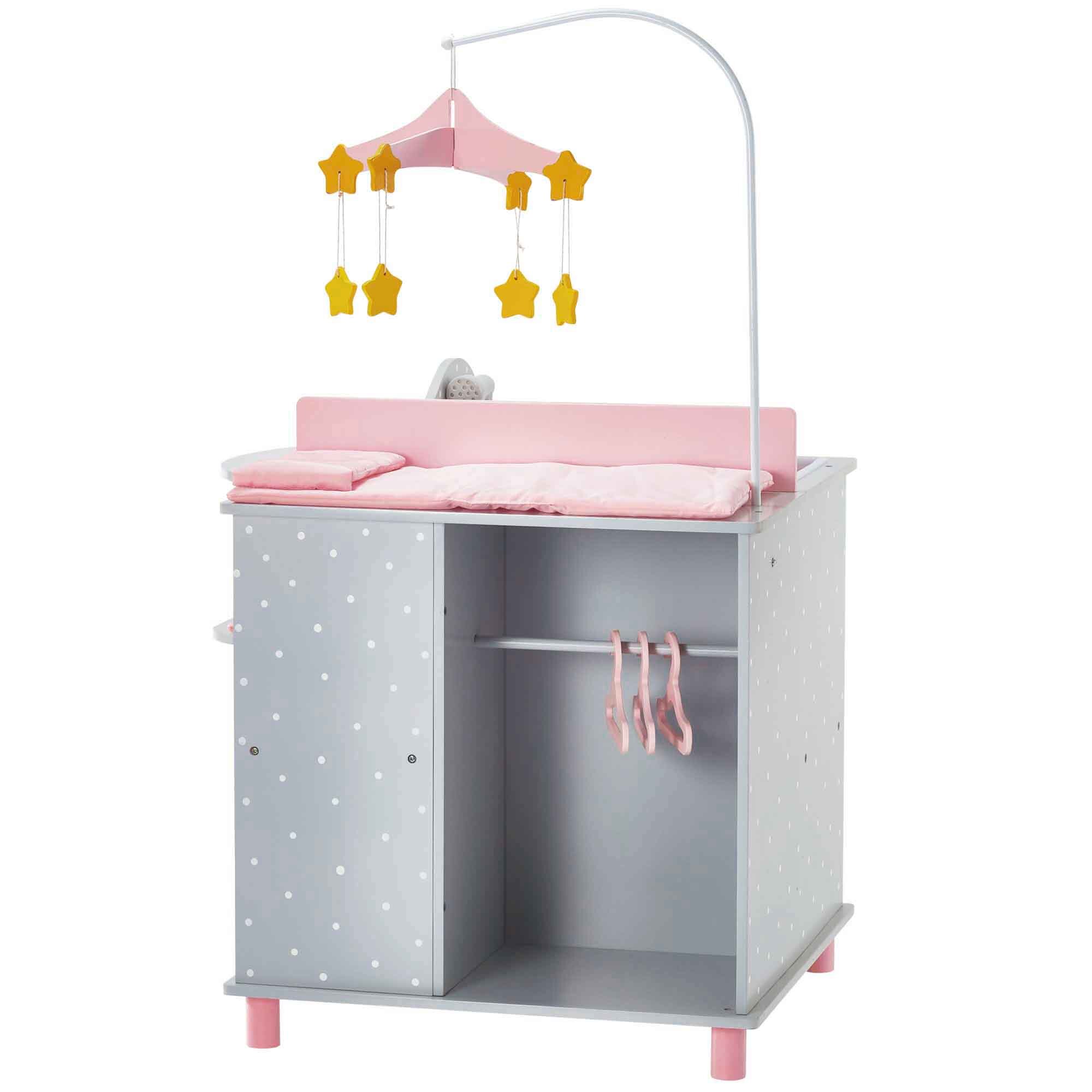 Pink baby changing table online