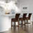 Maven Lane Pullman Stool with Faux Leather Upholstery-115937796-115937798