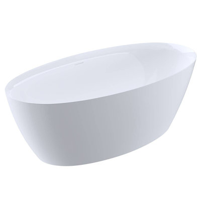 67'' x 32.25'' Freestanding Soaking Acrylic Bathtub