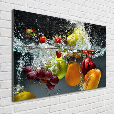 Fruits And Vegetables - No Frame Print on Glass