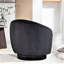 Fauteuil d'appoint plissé moderne avec base robuste et coussin rembourré épais-1152867598