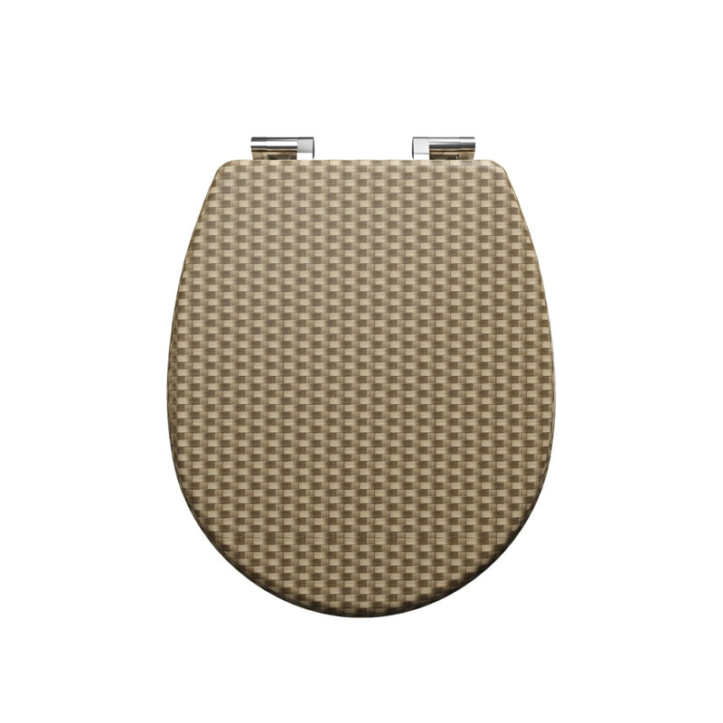 Canalp Elongated Hard Toilet Seat