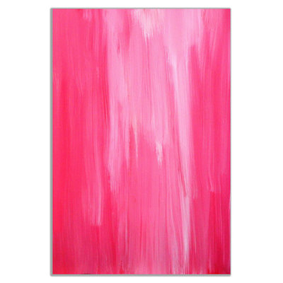 Pink Abstract - Wrapped Canvas Painting