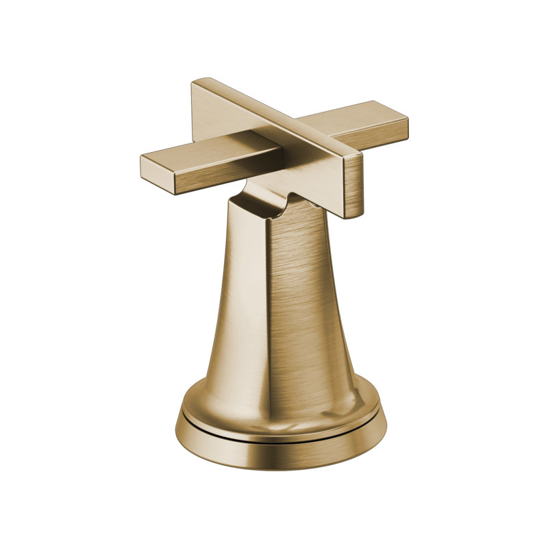 Levoir® Two-Handle Wall Mount Lavatory Faucet, Luxe Gold, High Cross Handle, 1.2