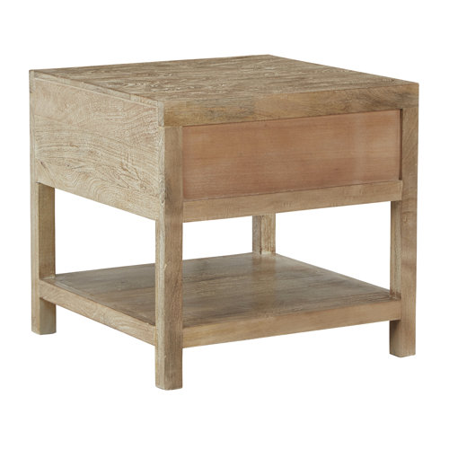 Signature Design by Ashley Belenburg Solid Wood End Table with Storage ...