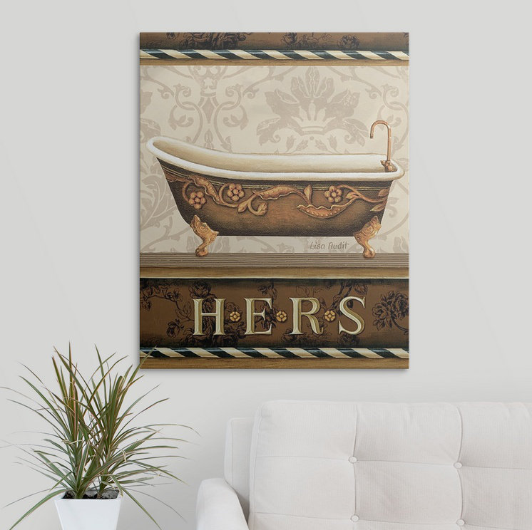 « ii » par lisa audit Bourgoisie Bath, H 30 po x l 24 po x P 1,5 po, Toile