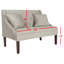 Banc rembourré Gabriele-732703960