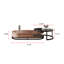 Tyani Pedestal Coffee Table with Storage
