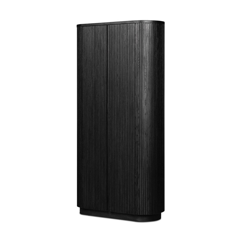 Delphi Cabinet-Desert Oak, Cerused Black Oak