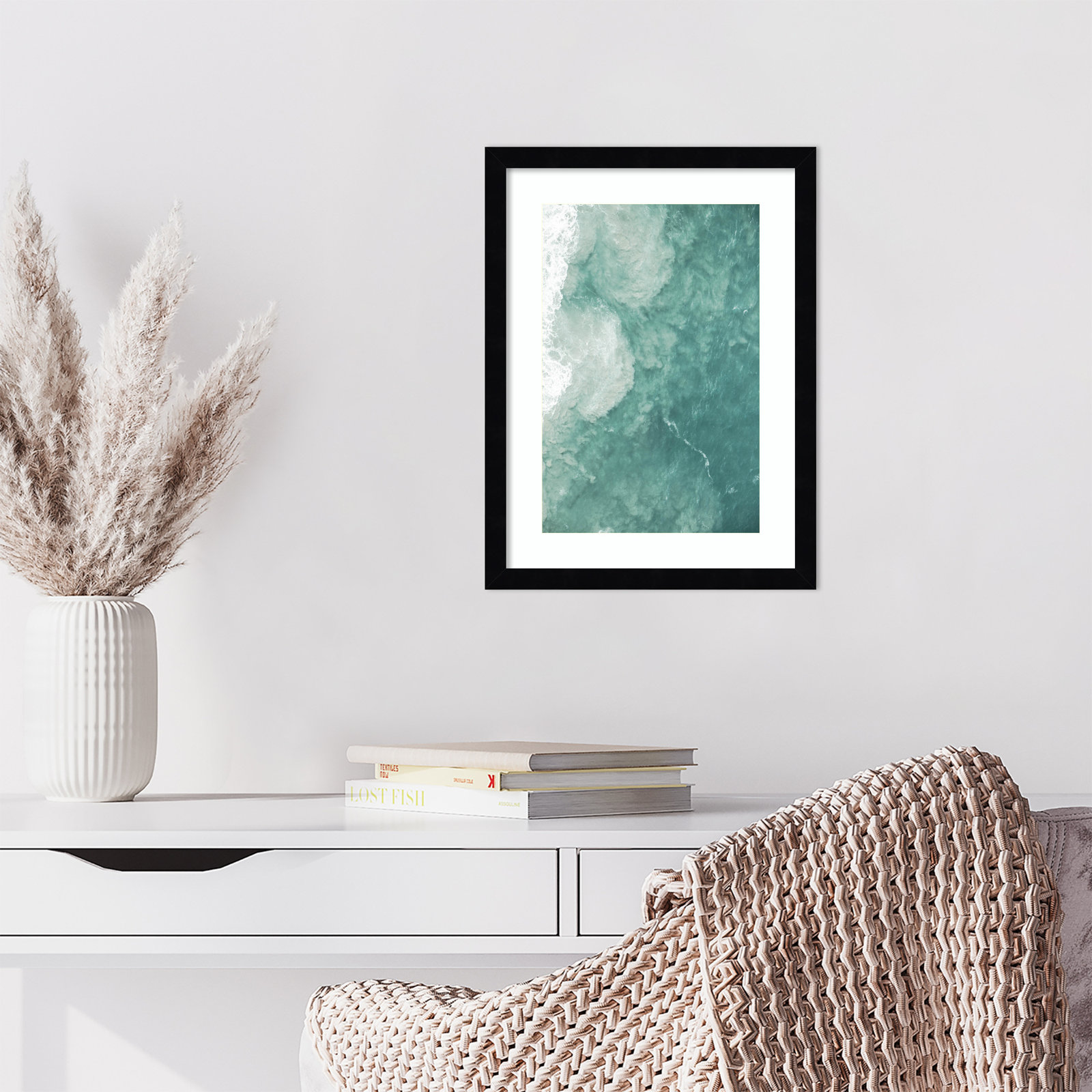 Daisey "Oceano" Print by Shot by Clint, Black, 17" H x 13" W