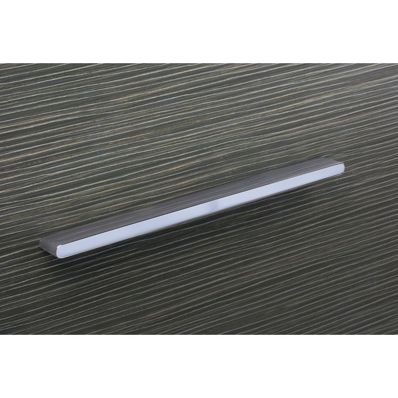 Phenix Handle Center, Brushed Chrome