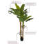 Bananier artificiel 6 'dans un pot en plastique