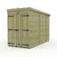 Total Sheds 4ft x 10ft Pent Garden Shed - Double Door - No Windows - Pressure Treated Timber - UK Manufactured