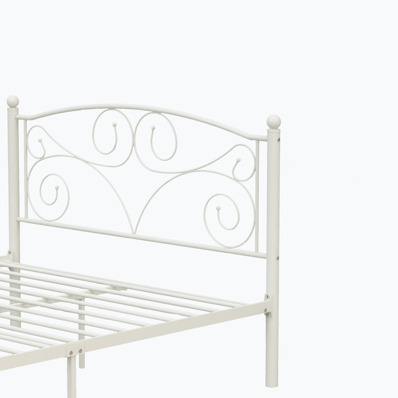 Structure de lit double en acier
