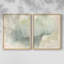 «Softwash Abstract I», reproduction encadrée de qualité supérieure - prête à être accrochée - aucun clou requis - aucun clou requis-832797531-832797526