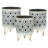 Glenview 3 - Piece Metal Pot Planter Set