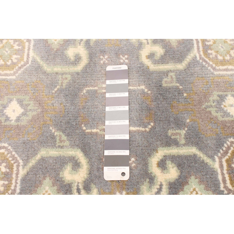 Tapis gris Sussex Oushak 2 pi 7 po x 11 pi 10 po