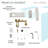 Monaco Single-Handle, Wall-Mount, Bathroom Faucet-51958831