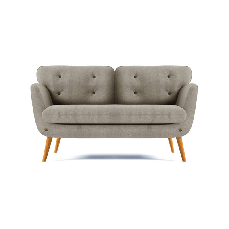 Destini Loveseat, Light Grey