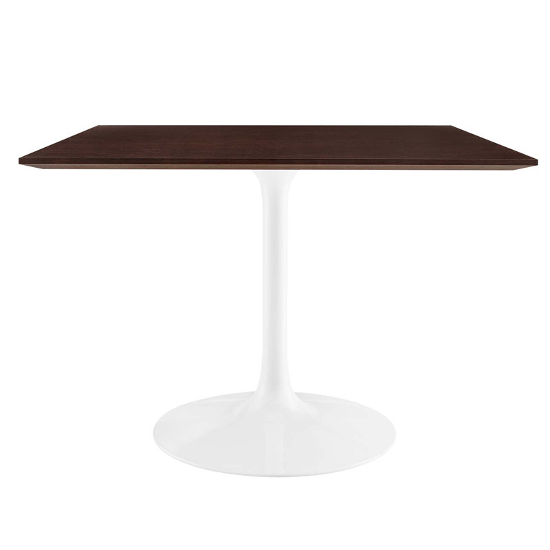 Lippa Square Wood Grain Dining Table, Cherry Walnut, 40" L x 40" W