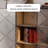 Black Bookcase with Glass Doors