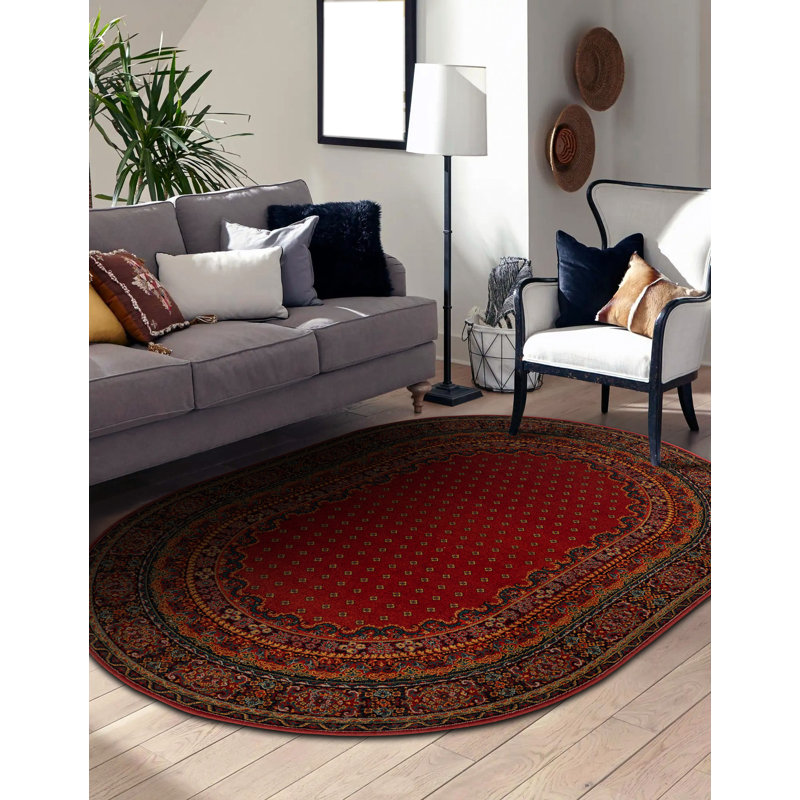 Cotswolds Oriental Wool Area Rug, Oval 200 x 300cm