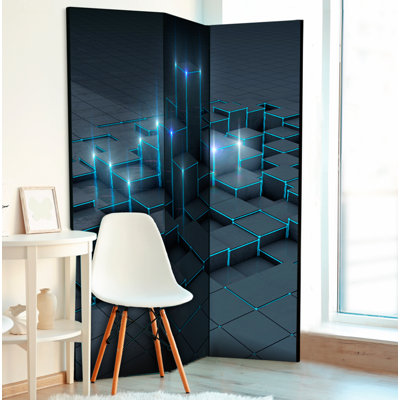 Badillo Solid Wood Folding Room Divider