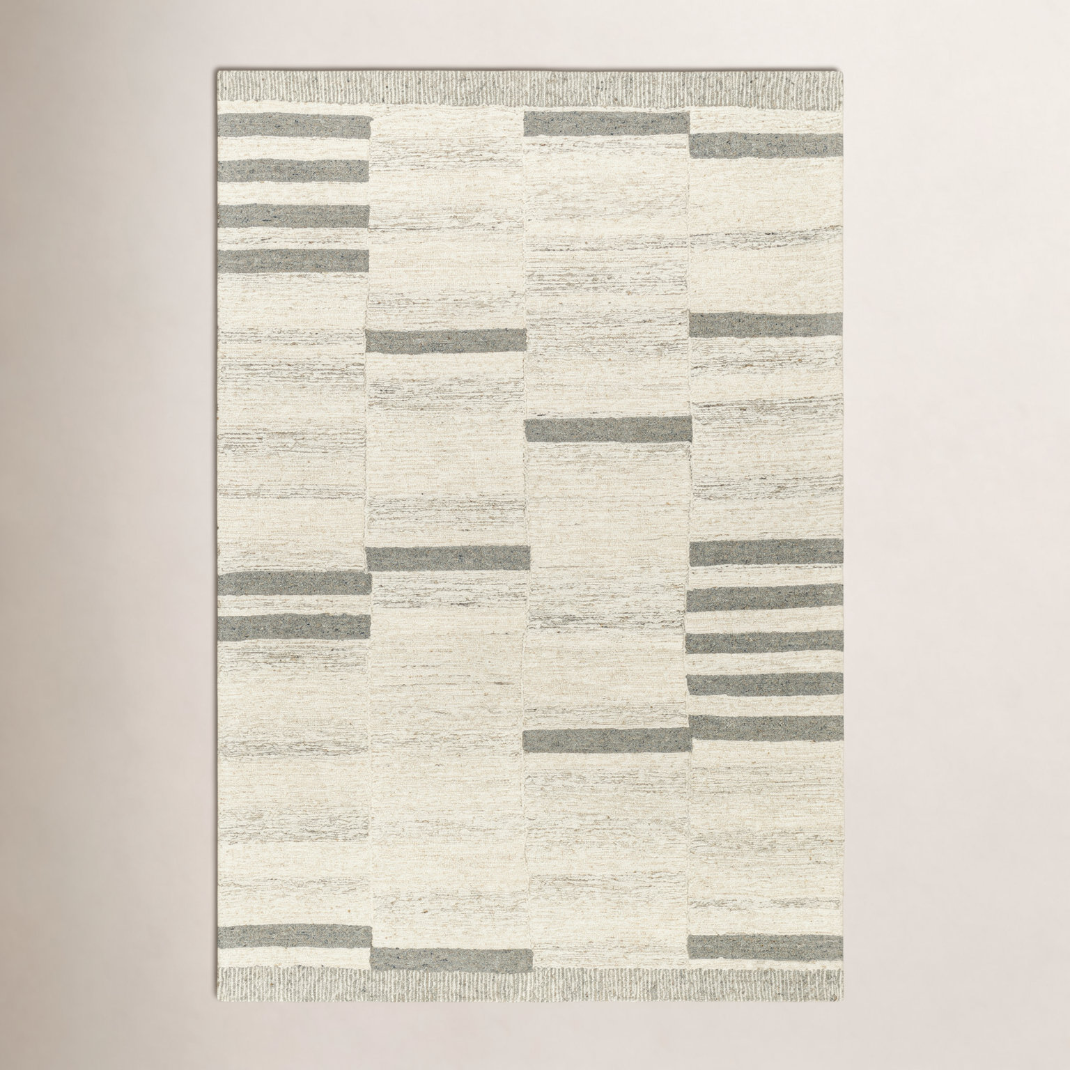Hand Tufted Wool Rug, Rectangle 8'10" x 12'