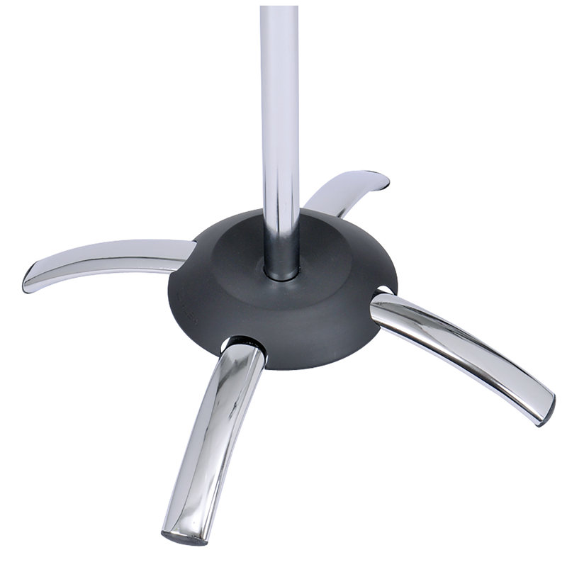 Porte-manteaux contemporain Cleo, Chrome