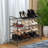12 Pair Stackable Shoe Rack-1327947536