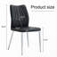 Chaise de salle à manger en polyuréthane