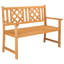 Banc de jardin en bois massif Ashera