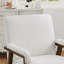 Fauteuil d'appoint rembourré en tissu de 28,35 po de largeur avec pieds en bois massif (ensemble de 3)-407407942-406491940