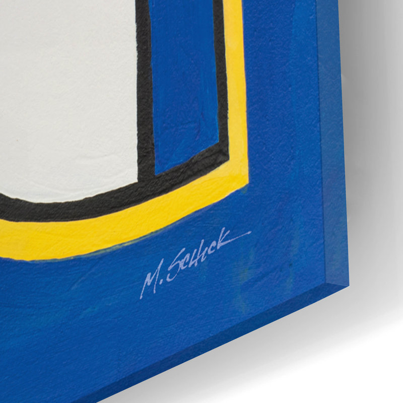 «Boogie» par Mike Schick, art mural en verre acrylique, 16 po x 24 po, H 24 po x l 16 po