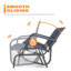Fauteuil oscillant et oscillant 529 LBS, banc 2 places pour la cour, la piscine, le jardin Ciotti-949650033