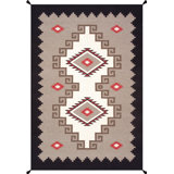 Canvello Reversible Wool Mocha Area Rug- 6'1'' X 9'