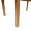 Table de salle à manger extensible avec design en bois d'acacia rustique et lattes pour une utilisation extérieure polyvalente