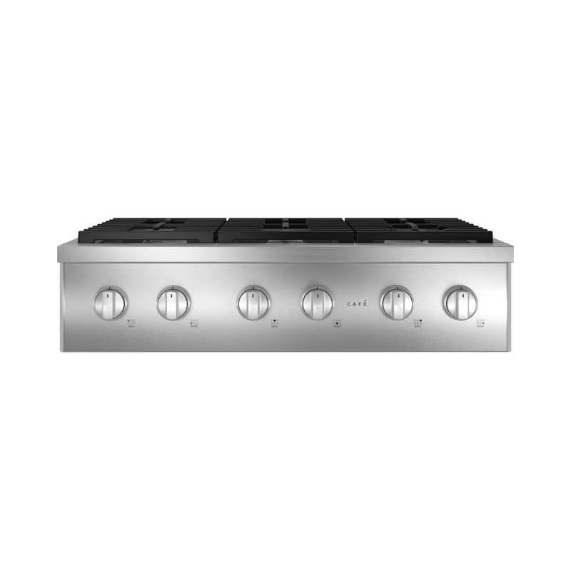 Café 36" Commercial-Style Gas Rangetop With 6 Burners (Natural Gas), Stainless Steel