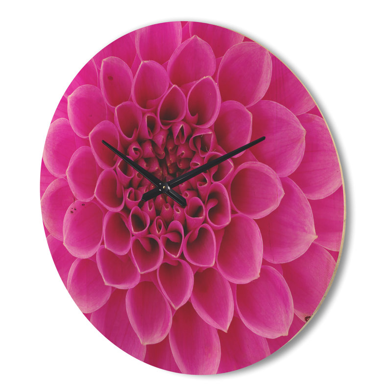 Grande horloge murale, Mauve, Grand