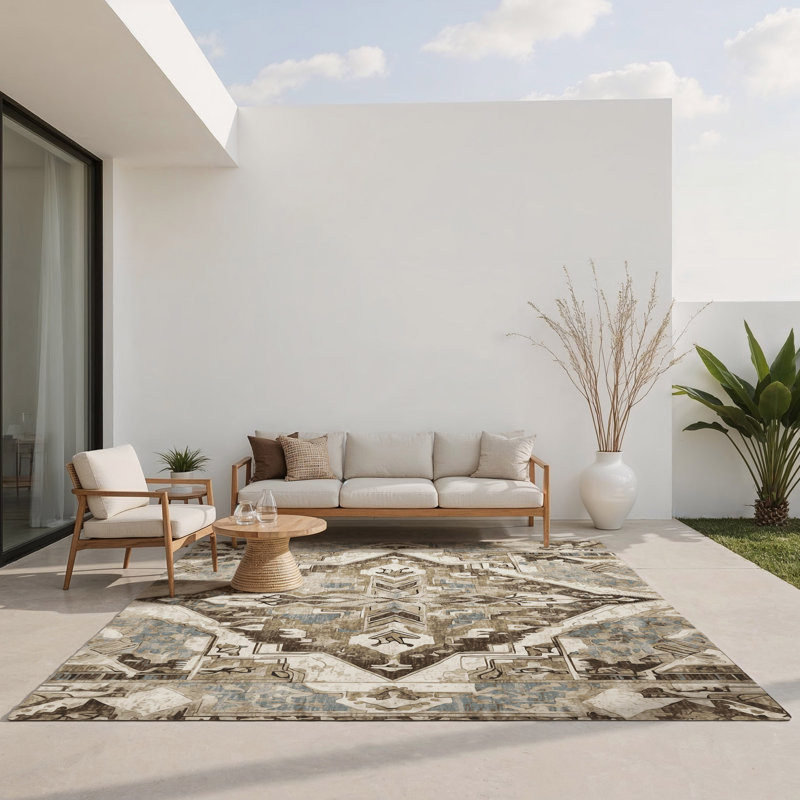 Timeless Prime Tapestry Indoor And Outdoor Area Rug, Rectangle 9' x 12'