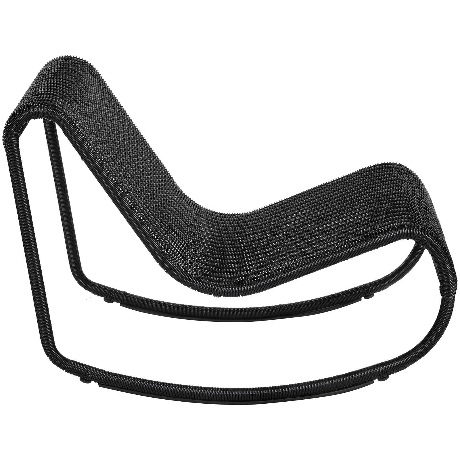 Antigua Patio Lounge Chair, Black
