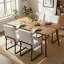  Ensemble de 4 chaises d'appoint 19,5 po en chenille-680317801-689483828