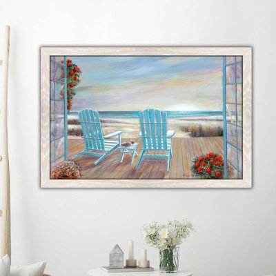 « serendipity », reproduction de peinture à l’huile encadrée